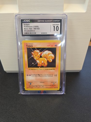 Vulpix (Shadowless) graded CGC 10 for sale on eBay