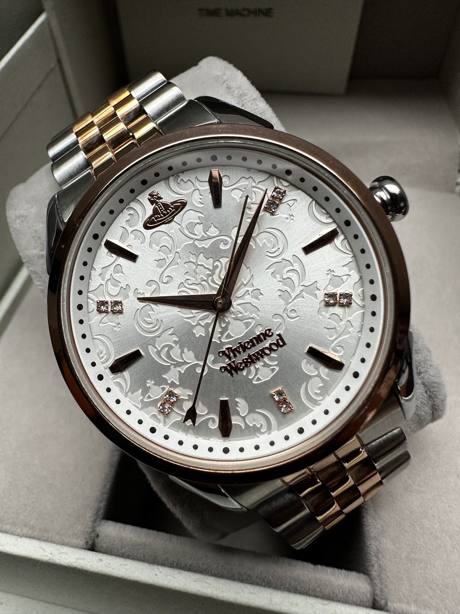 Vivienne Westwood Wallace Ladies White & Rose Gold-Tone Bracelet