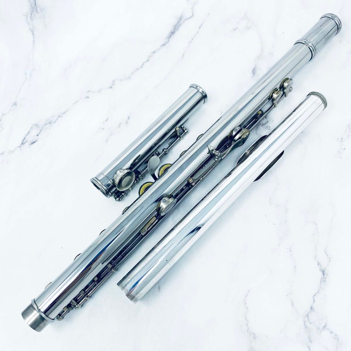 Muramatsu Flute総銀リングキー5万番台 Muramatsu Flute ムラマツ フルート AD リングキー 総銀 銀製