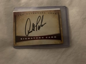 Arnold Palmer Signed Card With COA