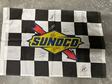 SUNOCO CHECKERED FLAG ! KYLE BUSCH AUTOGRAPHED PLUS 6 More!