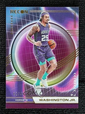 2022-23 Panini Recon Holo Purple 2/49 PJ Washington Jr #29 1c0s