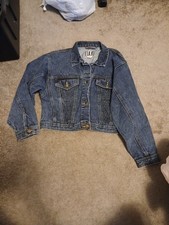 LA Blues Denim Jacket Medium Button Pocket