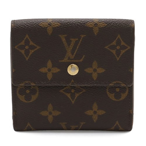 LOUIS VUITTON Monogram Portefeuille Elie's Bifold Wallet W Hook Double M61654 72