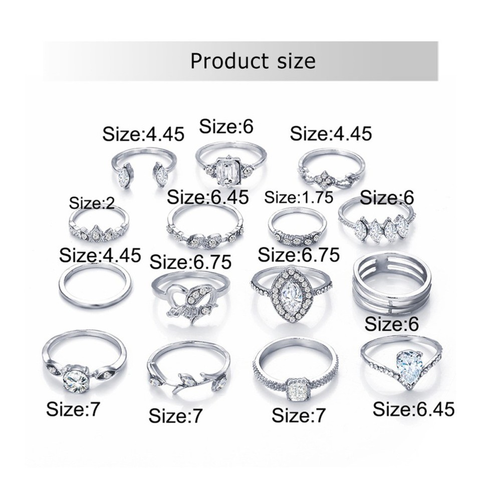 15 Pcs Adjustable Thumb Rings Women Vintage Style for Finger Suit ...