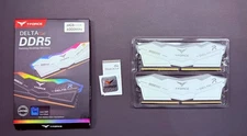 TEAMGROUP T-Force Delta RGB DDR5 Ram 64GB (2x32GB) 6000MHz CL38 Intel XMP 3.0