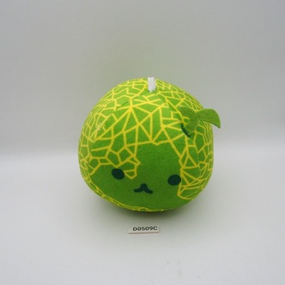 D0509C Suika game Fruit 2021 Watermelon Plush 5'' Stuffed Toy Doll Japan Melon