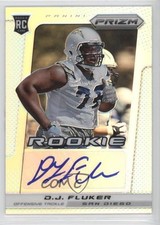 2013 Panini Prizm Auto Silver Prizm 73/99 DJ Fluker #285 Auto 0l1
