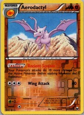 Aerodactyl 53/108 Rare Dark Explorers Pokemon Reverse Holo Lightly Played
