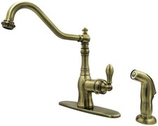 Kingston Brass GSY770.ACLSP American Classic 1.8 GPM 1 Hole - Brass