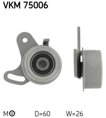 SKF SPANNROLLE ZR FUER HYUNDAI VKM75006