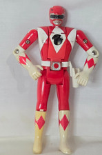1993 Mighty Morphin Power Rangers Red Ranger Bandai Flip Head Action Figure 5.5  