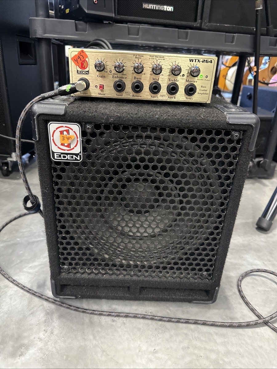 Eden WTX-264 Bass Amp & Eden EX110 Speaker Cabinet Old Stock