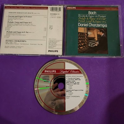 Bach: Toccata & Fugue in D minor Daniel Chorzempa Organ CD 1982 Philips