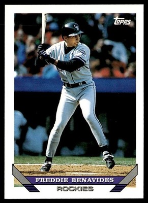 1993 Topps Traded Freddie Benavides Colorado Rockies/Florida Marlins #7T