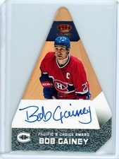 2013-14 Panini Crown Royale Pacific Choice Bob Gainey Auto /5