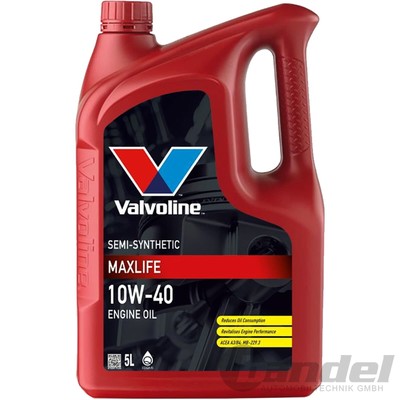 1x5L VALVOLINE MAXLIFE 10W-40 MOTORÖL passend für MB 229.3 VW 502/505.00 RN 0710