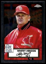 Whitey Herzog 2021 Topps Chrome Platinum Anniversary #641 Cardinals MLB READ