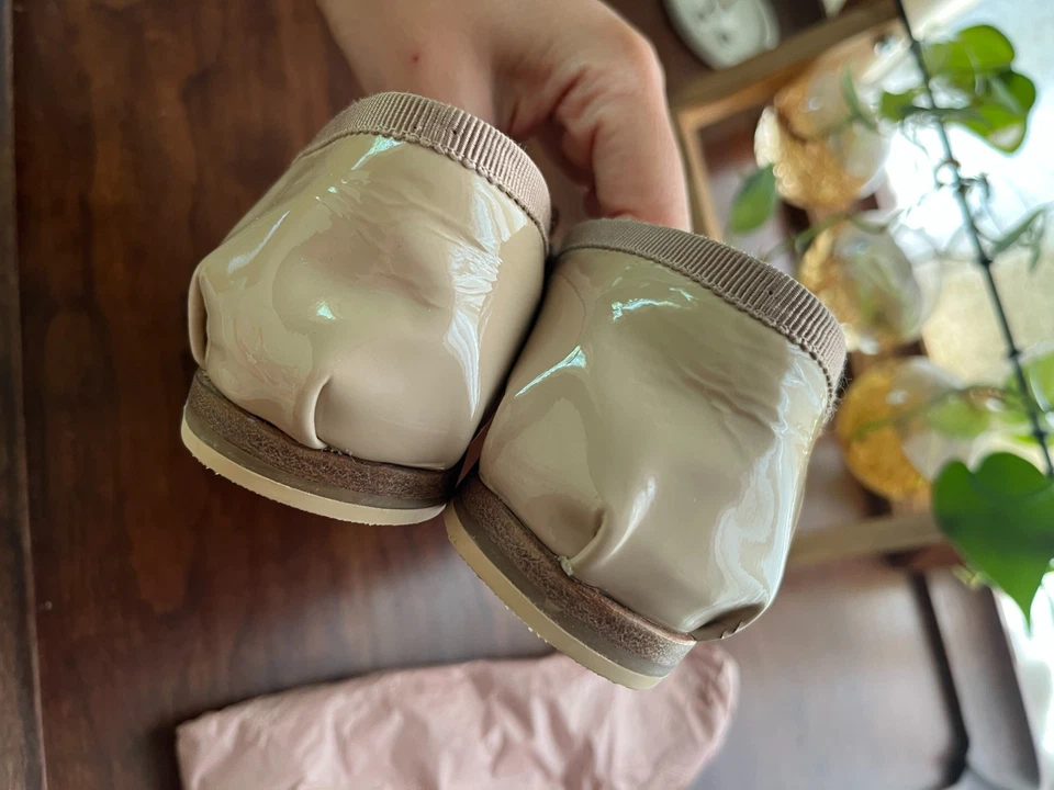 Miu Miu Ballet Pisos Charol Beige Talla 35 Foto 4 de 4