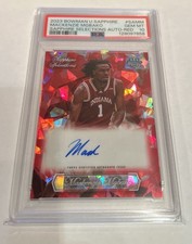 2023 Bowman U MACKENZIE MGBAKO Sapphire Selections RED AUTO /5 PSA 10 GEM MINT