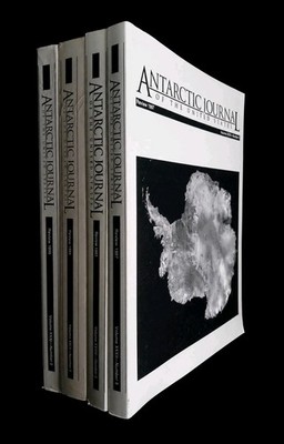 4 Book Lot Antarctic Journal Of The U.S. 1990s Scientific Exploration Ephemera
