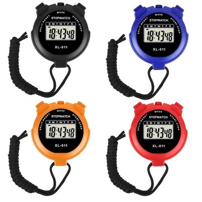 Hand LCD Digital Timer Stoppuhr Sport Kilometerzähler Wasserdicht Stoppuhr
