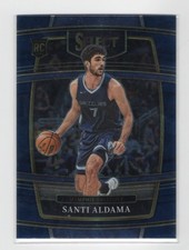 2021-22 Panini Select #64 Santi Aldama Blue (Retail Base)
