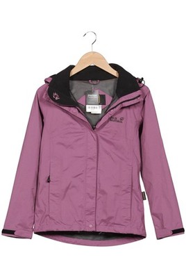 Jack Wolfskin Jacke Damen Anorak Jacket Kurzmantel Gr. EU 34 Lila #3opf172