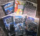Set Of 6 Wii Rock Band Games Tested