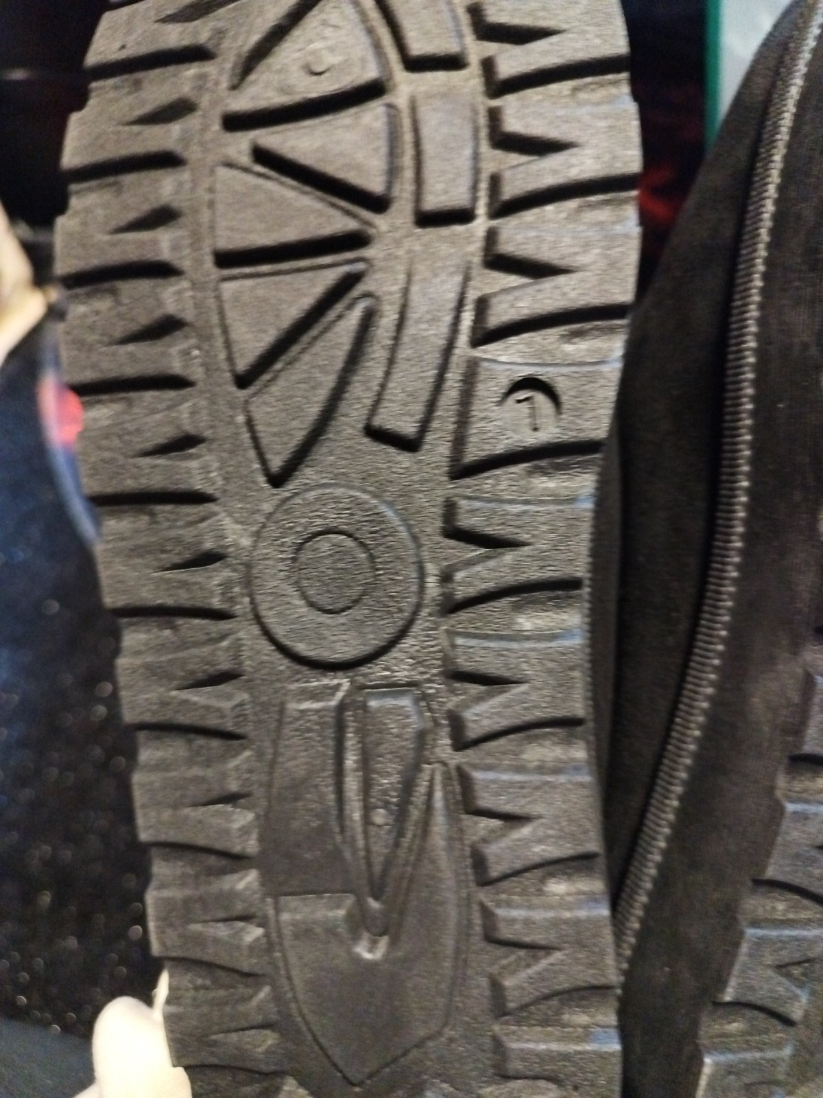 SAOLA Pantofole donna nere con suola in gomma taglia 7