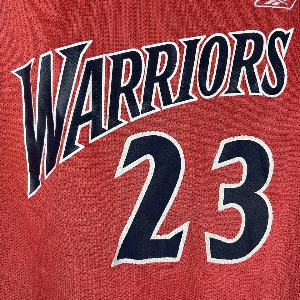 Camiseta De Colección Y2K Reebok Golden State Warriors Juvenil Grande NBA Baloncesto Foto 4 de 4
