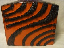 Large Vase 15.4 x 13.4" Scheurich Ceramic Fat Lava West German  #W/O