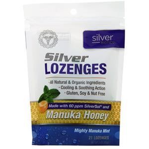 Американские биотехнологические лаборатории Silver Biotics предлагают серебряные пастилки Mighty Manuka Mint по 21 фунту стерлингов 2990₽