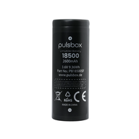 Pulsbox 18500 Li-Ion Akku 3,7V 2600Mah, 3A Entladestrom