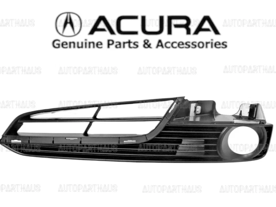 12-14 ACURA TL PARACHOQUES DELANTERO IZQUIERDO Y DERECHO LUZ ANTINIEBLA PARRILLA CUBIERTA BISEL NUEVO OEM Foto 2 de 3