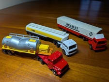 Camion modellino Majorette vintage, serbatoio Magirus Mercedes Agip Renault NrMint