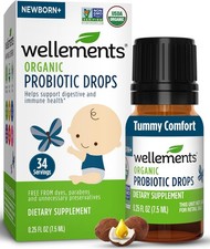 Organic Baby Probiotic Drops 0.25 Fl Oz - Digestive  Immune Support for In...