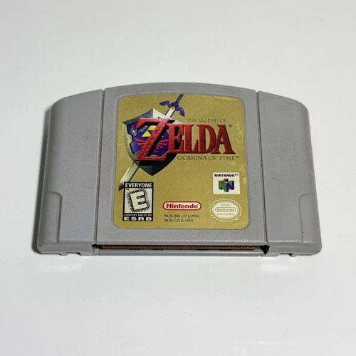 Zelda Ocarina of Time (Nintendo 64 N64, 1998) Authentic
