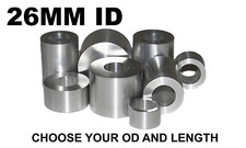 ALUMINUM 26MM ID X 31MM, 30MM OR 29MM OD BUSHING SPACER