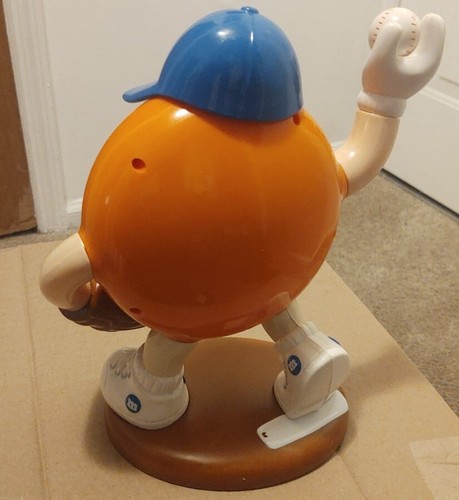 Vintage MM M&M Süßigkeitenspender orange Baseball 1995 limitierte Auflage - Bild 3 von 5