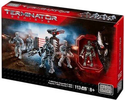 MEGA BLOKS TERMINATOR GENYSIS T-800 FIGUREN PACK (2015) MEGA CONSTRUX.