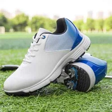 Lightweight Men's Golf Sneakers Non Slip Golf Comfortable Training Flats Shoes