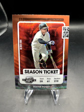 2021 Buster Posey Panini Contenders Chrome Red/Orange Wave Season Ticket #34