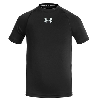 Under Armour Heatgear UPF 30 Short Sleeve STRETCH Shirt Toddlers Boys size  XS, S