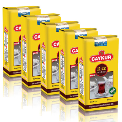 Caykur Rize Turist Türkischer Schwarzer Tee 5x 500 gr Cay
