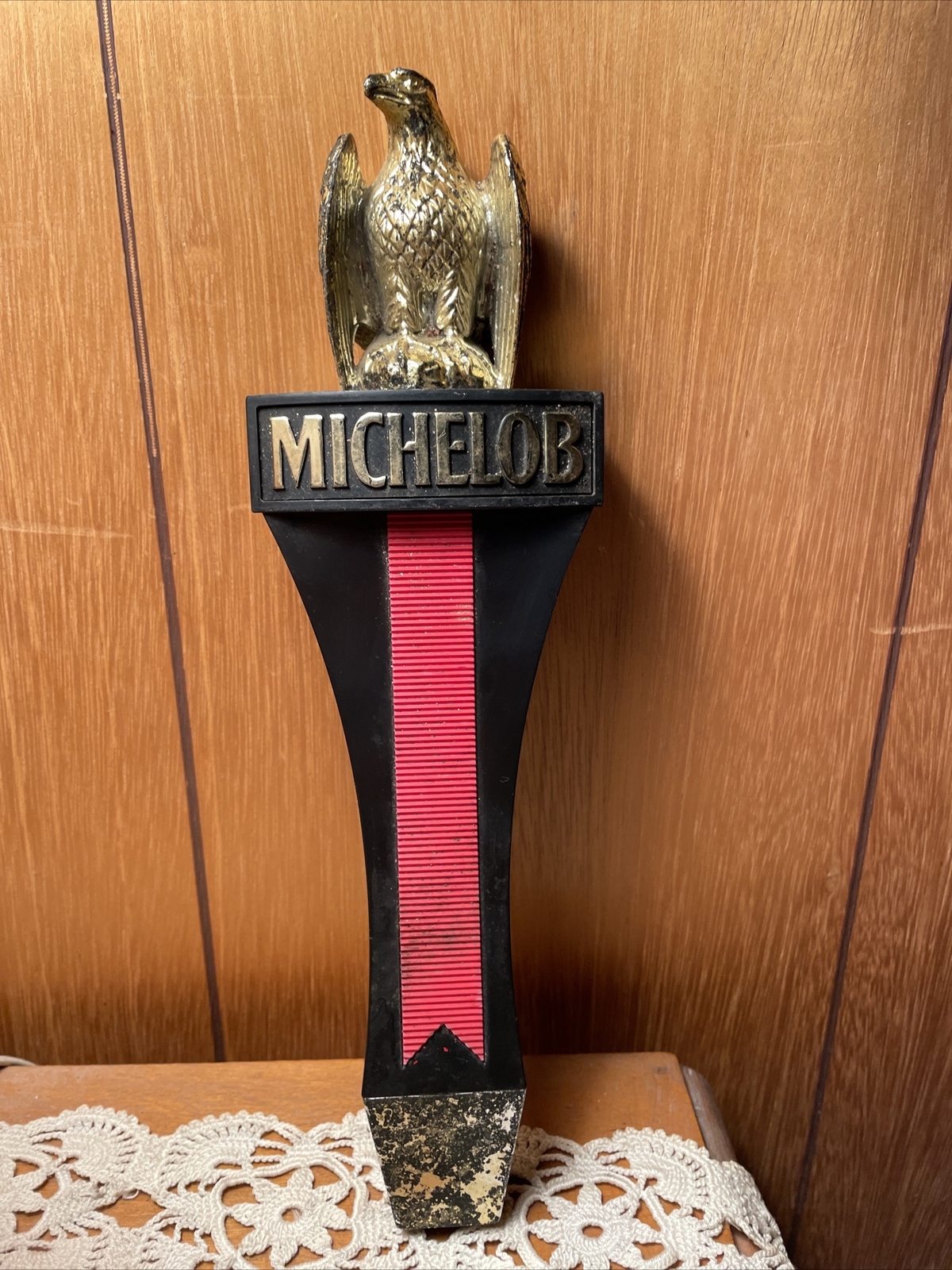 Vintage Michelob Beer Tap Handle With Eagle Top Anheuser Busch St Louis