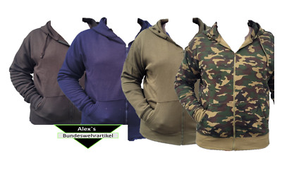 Herren Übergrößen Sweatshirt Sweatjacke Zipper Hoody Freizeit bis 10XL Neu 404