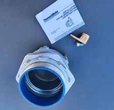 Thomas & Betts 5340GR 4" EXTERNAL BOND LIQUIDTIGHT STRAIGHT FLEX CONNECTOR