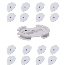 Tens Unit Pads Patches Holder with Extra Replacement Reusable Electrodes