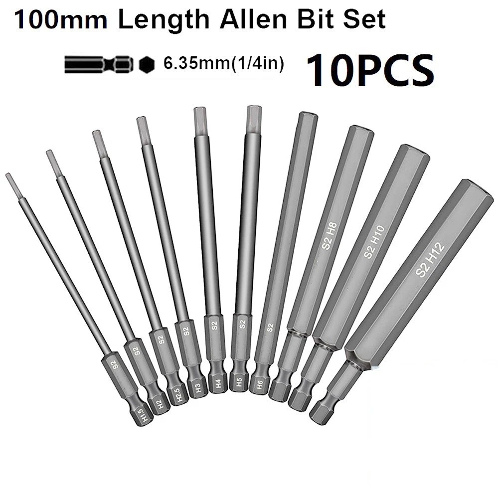 Allen key bits for drill outlet